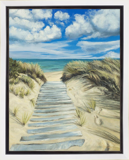 Enjoy the Beauty on your Broken Path Seashore