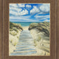 Enjoy the Beauty on your Broken Path Seashore