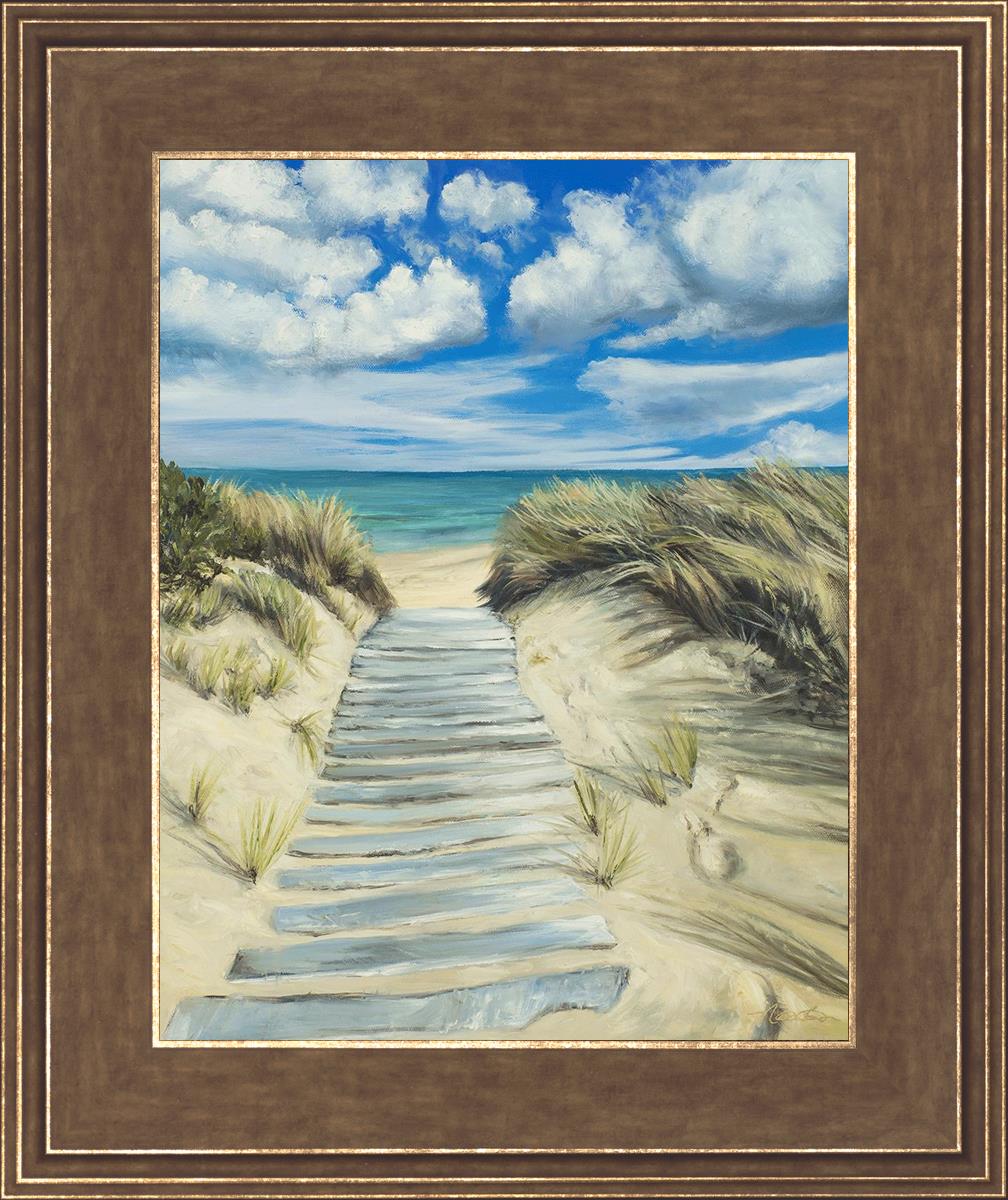 Enjoy the Beauty on your Broken Path Seashore