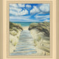Enjoy the Beauty on your Broken Path Seashore