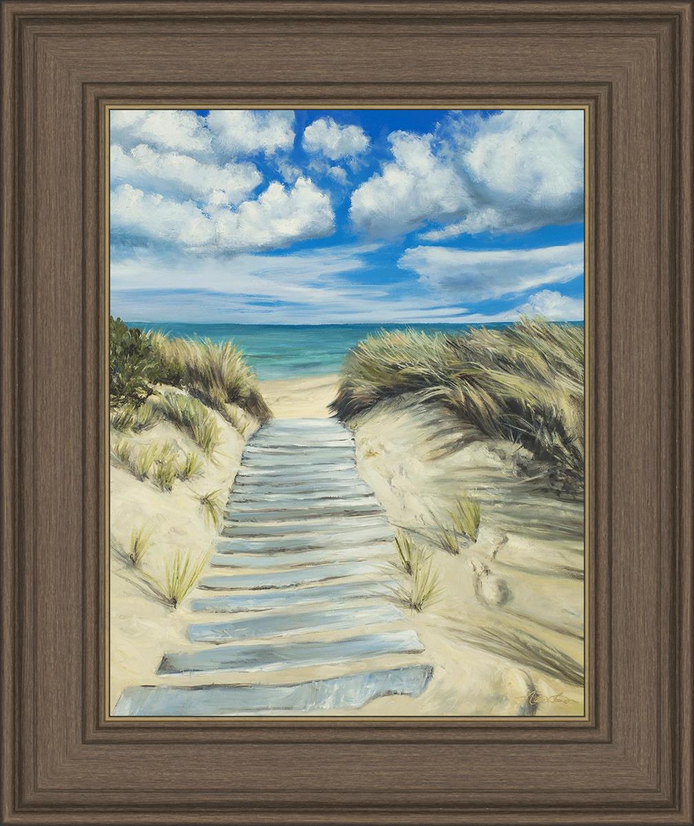 Enjoy the Beauty on your Broken Path Seashore