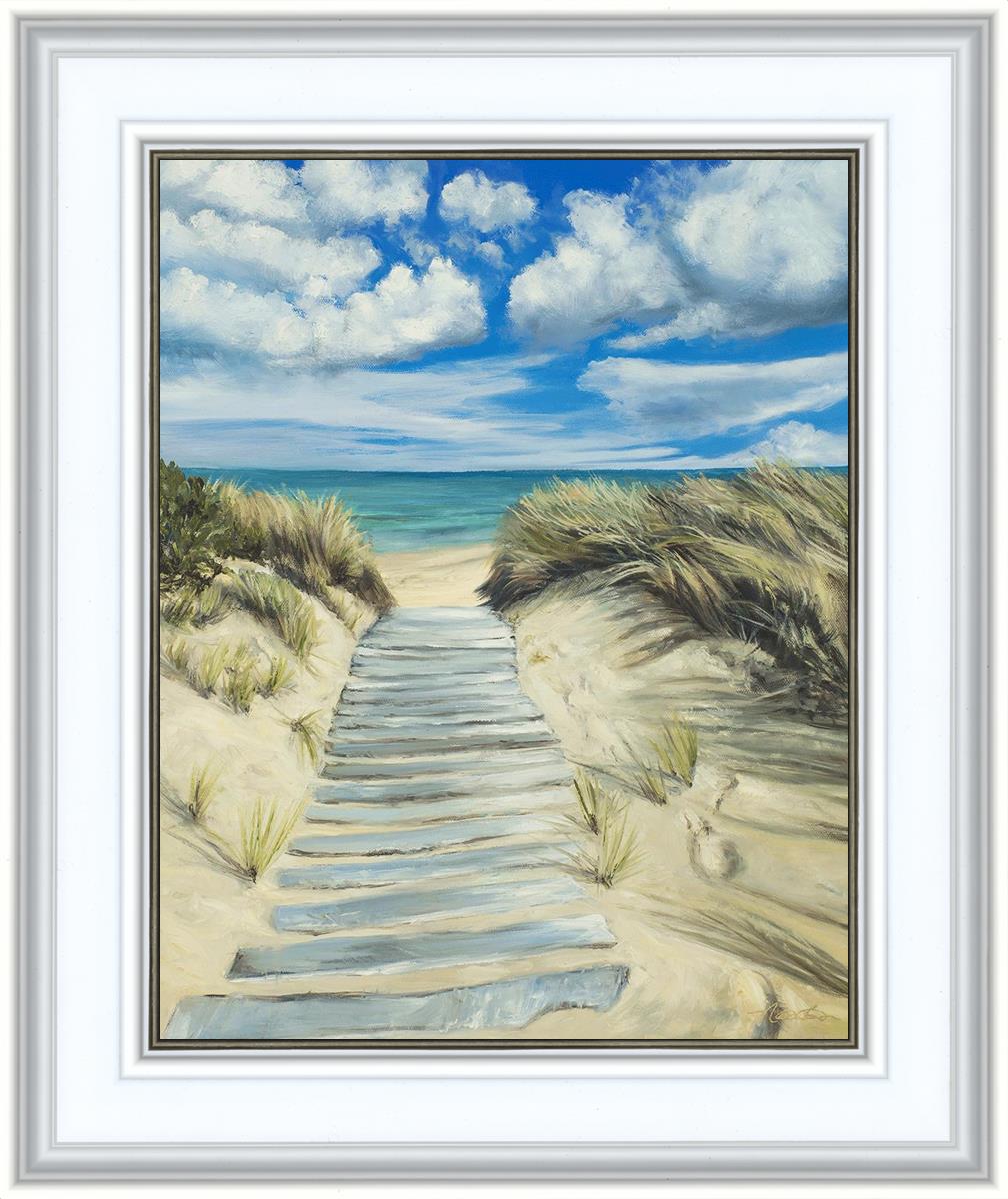 Enjoy the Beauty on your Broken Path Seashore