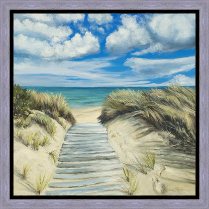 Enjoy the Beauty on your Broken Path Seashore