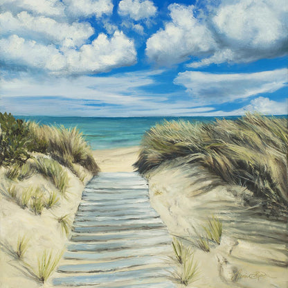 Enjoy the Beauty on your Broken Path Seashore