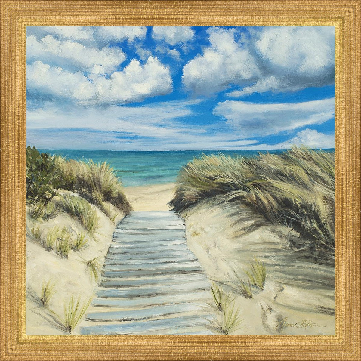 Enjoy the Beauty on your Broken Path Seashore