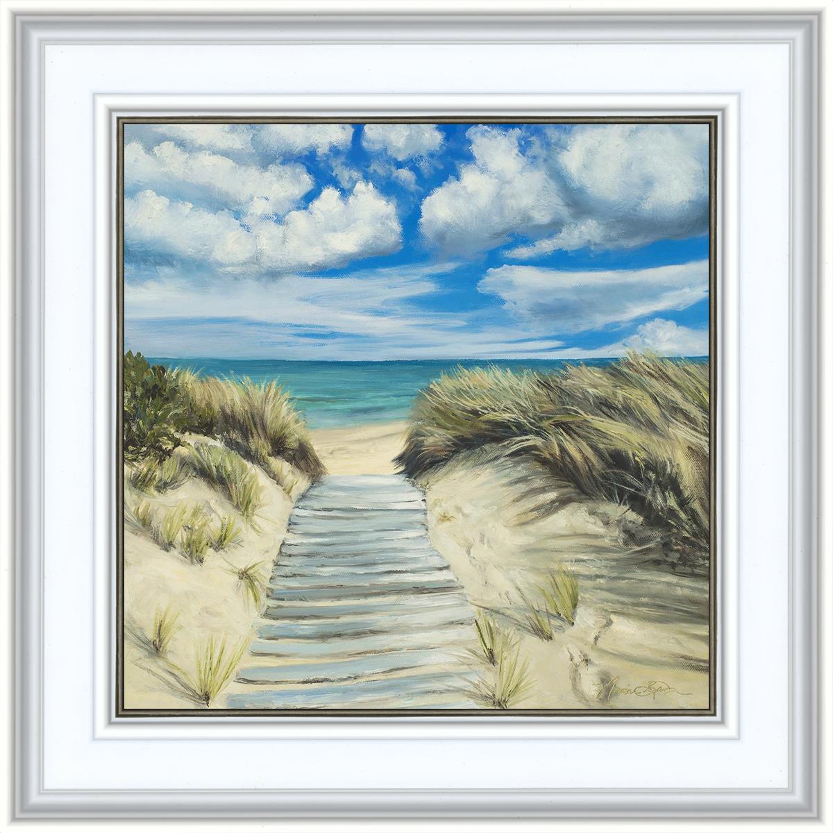 Enjoy the Beauty on your Broken Path Seashore