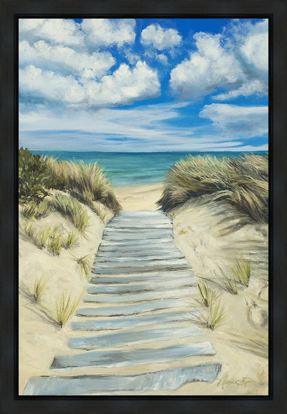 Enjoy the Beauty on your Broken Path Seashore