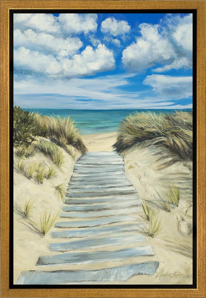 Enjoy the Beauty on your Broken Path Seashore