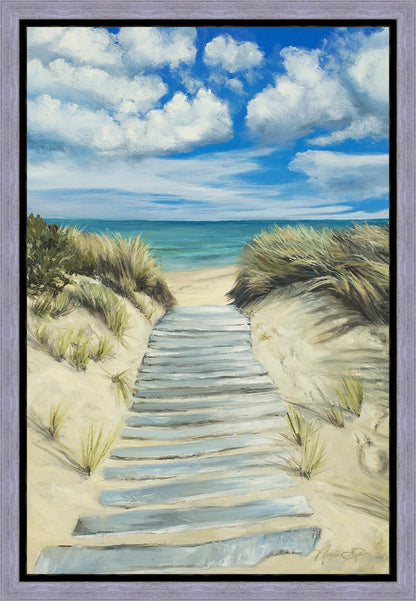 Enjoy the Beauty on your Broken Path Seashore