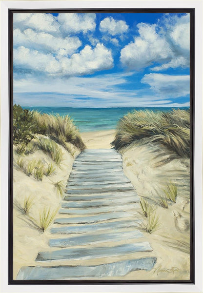 Enjoy the Beauty on your Broken Path Seashore