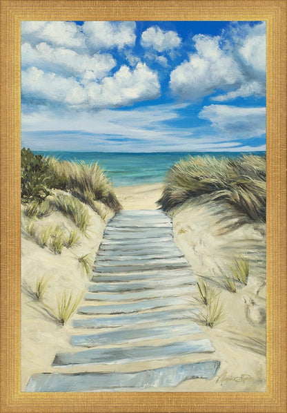 Enjoy the Beauty on your Broken Path Seashore