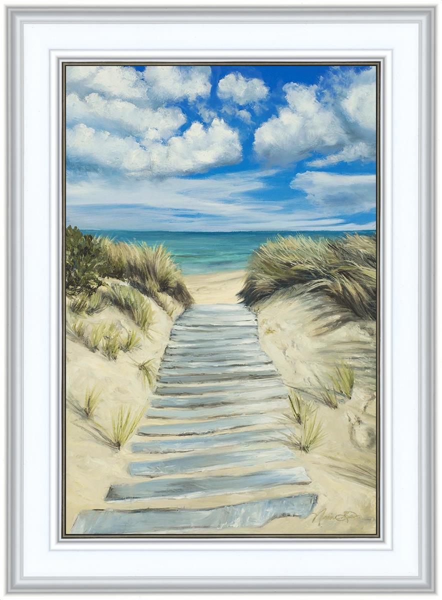 Enjoy the Beauty on your Broken Path Seashore