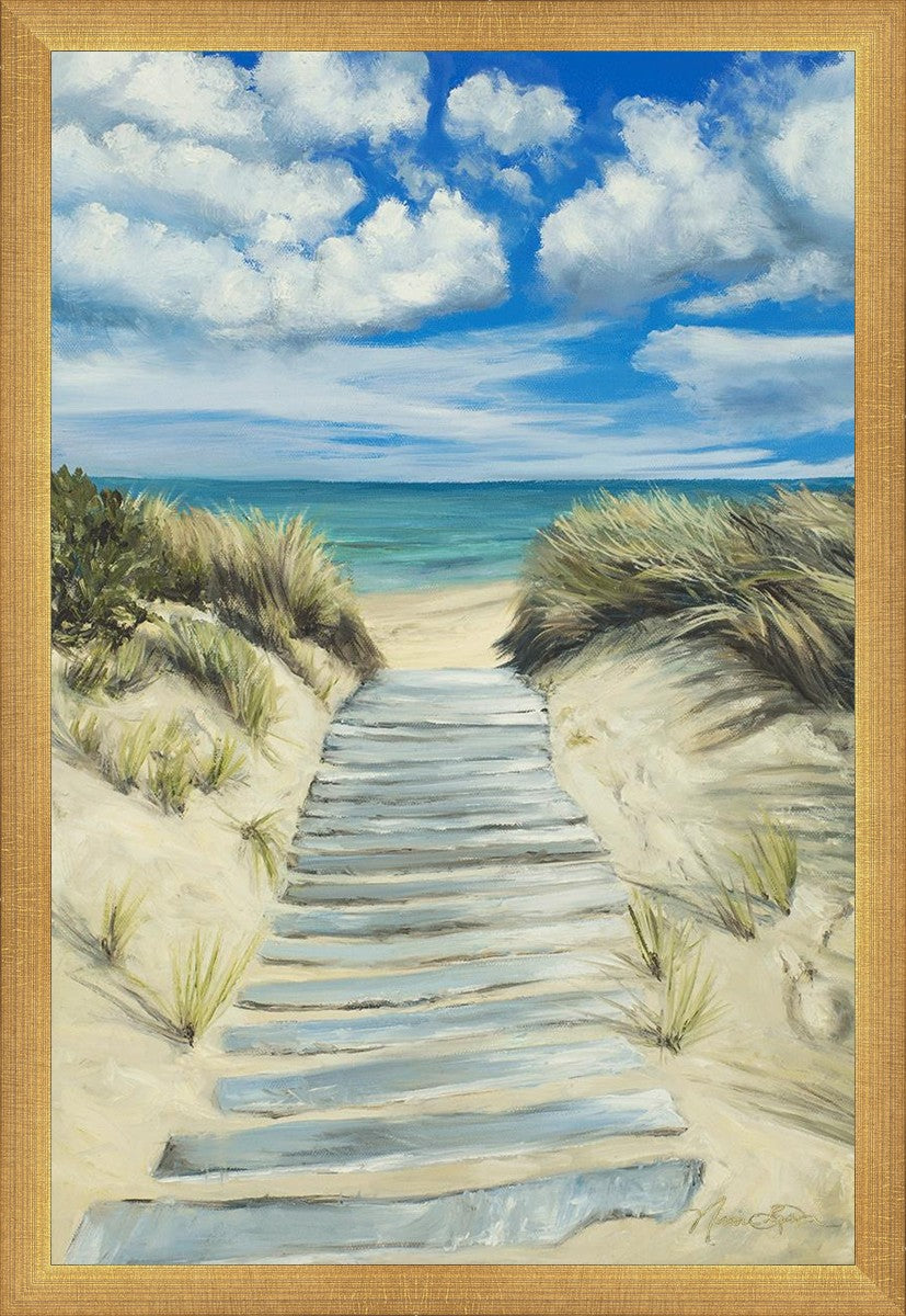 Enjoy the Beauty on your Broken Path Seashore