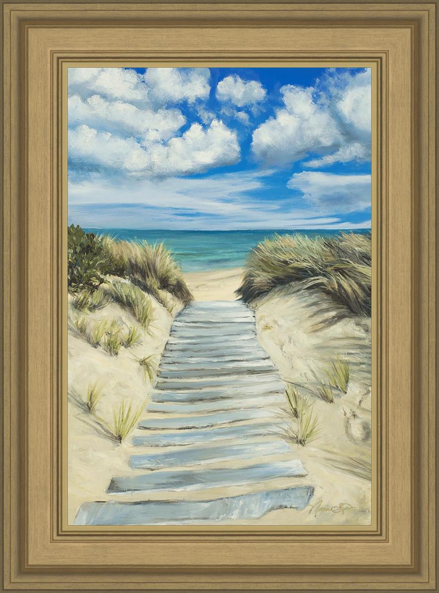 Enjoy the Beauty on your Broken Path Seashore