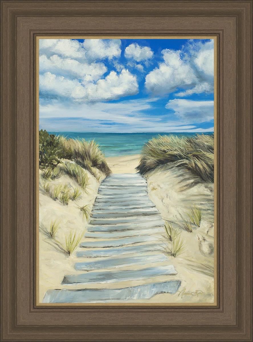 Enjoy the Beauty on your Broken Path Seashore