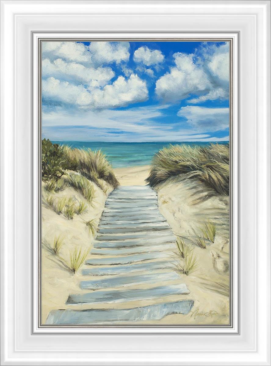 Enjoy the Beauty on your Broken Path Seashore