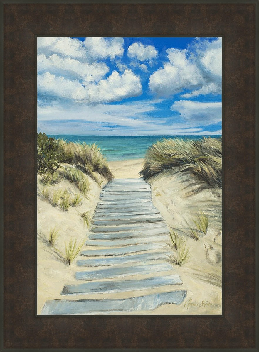 Enjoy the Beauty on your Broken Path Seashore