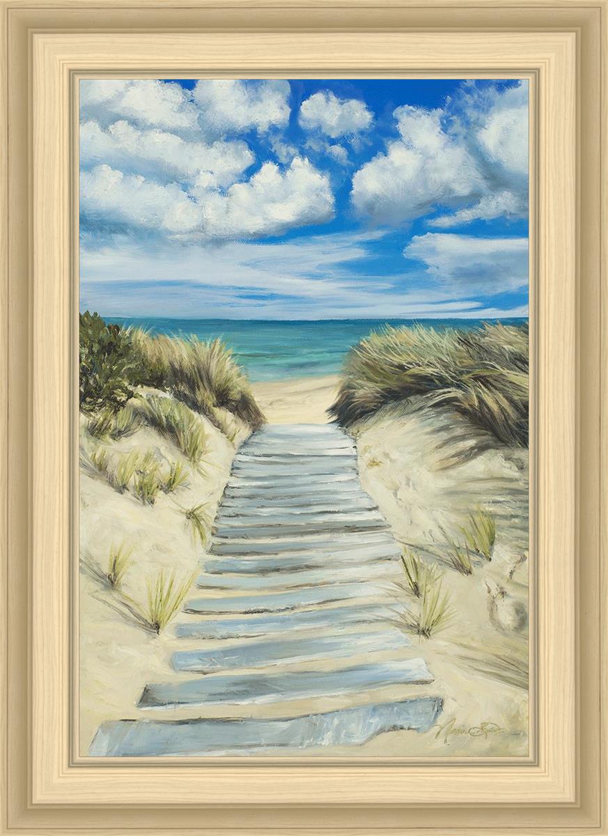 Enjoy the Beauty on your Broken Path Seashore