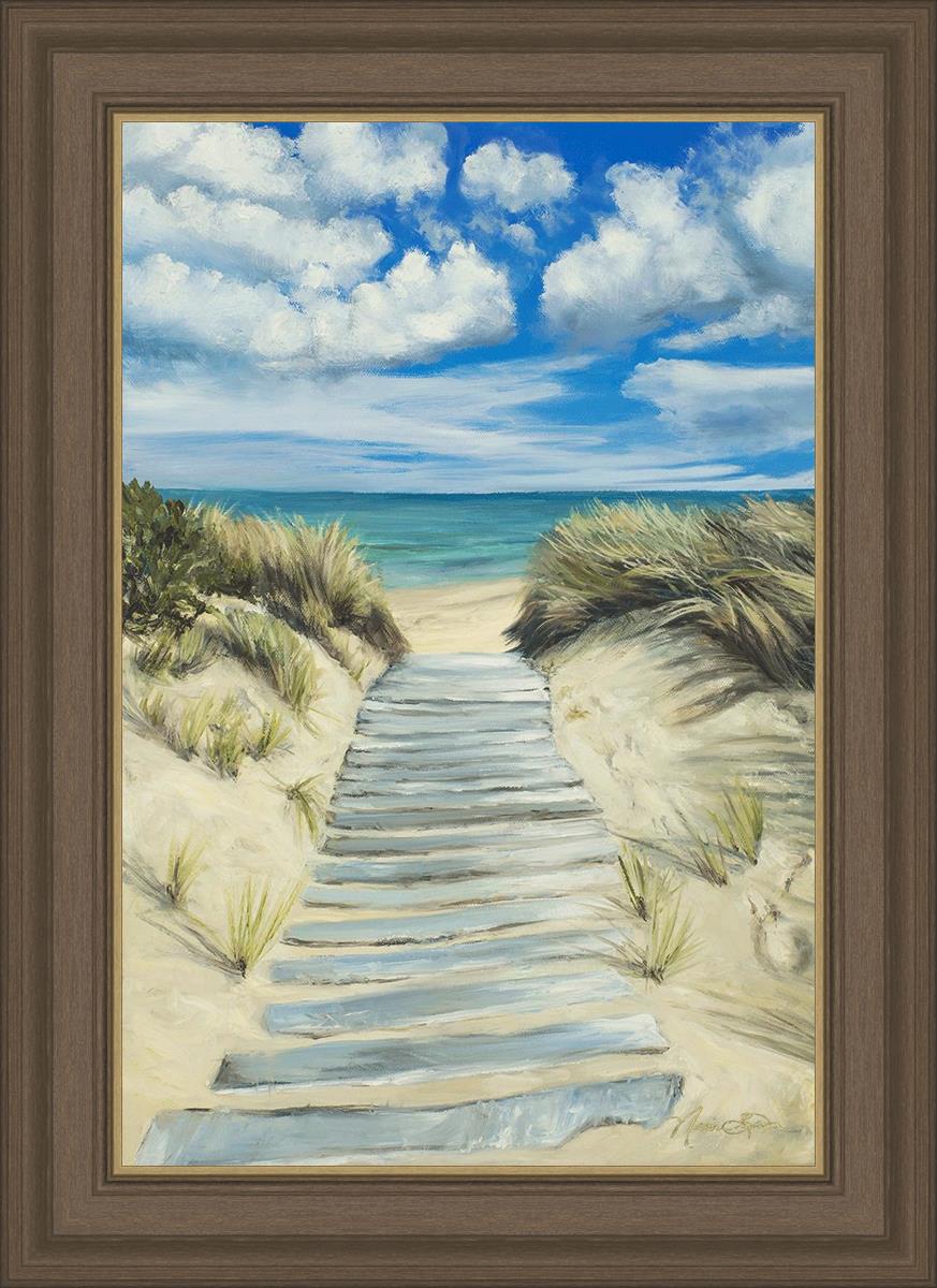 Enjoy the Beauty on your Broken Path Seashore