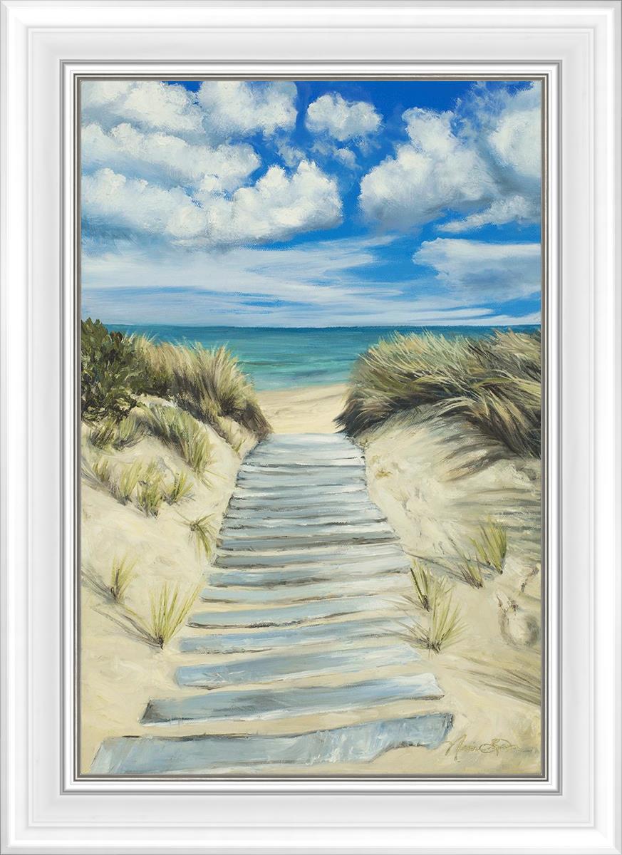 Enjoy the Beauty on your Broken Path Seashore