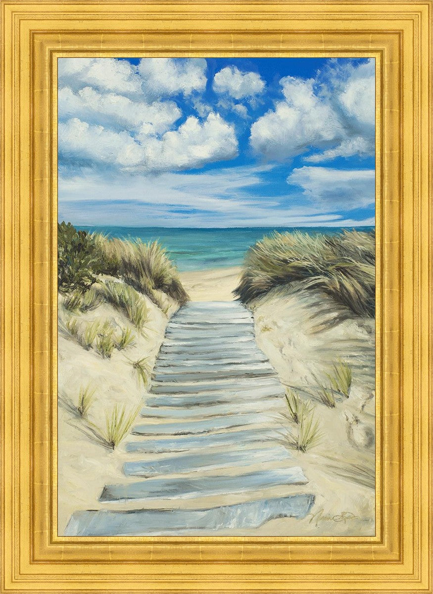 Enjoy the Beauty on your Broken Path Seashore