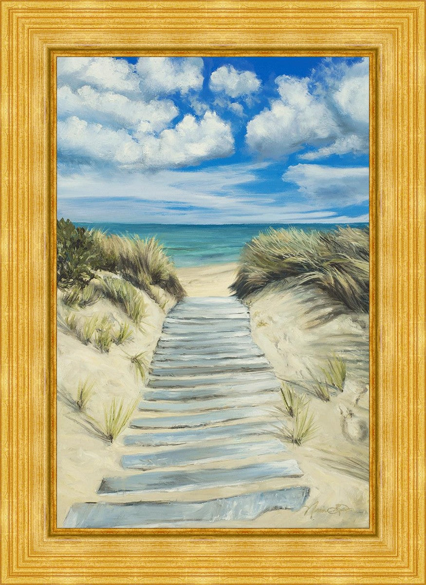 Enjoy the Beauty on your Broken Path Seashore