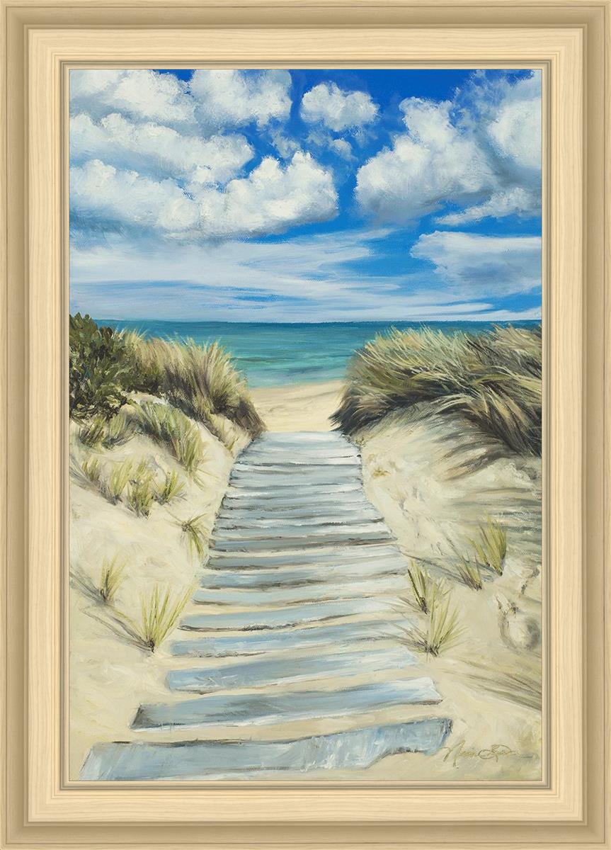 Enjoy the Beauty on your Broken Path Seashore