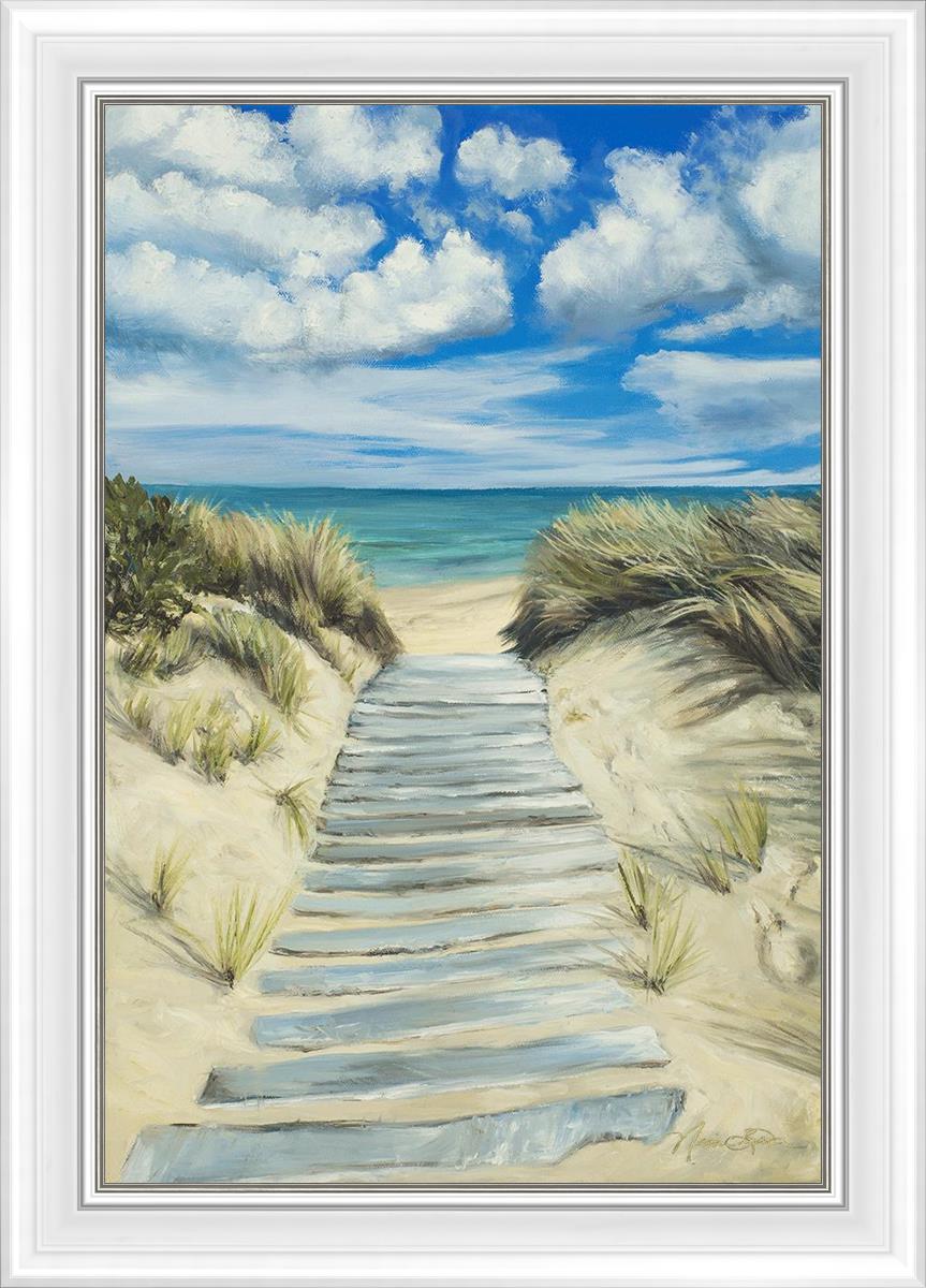Enjoy the Beauty on your Broken Path Seashore