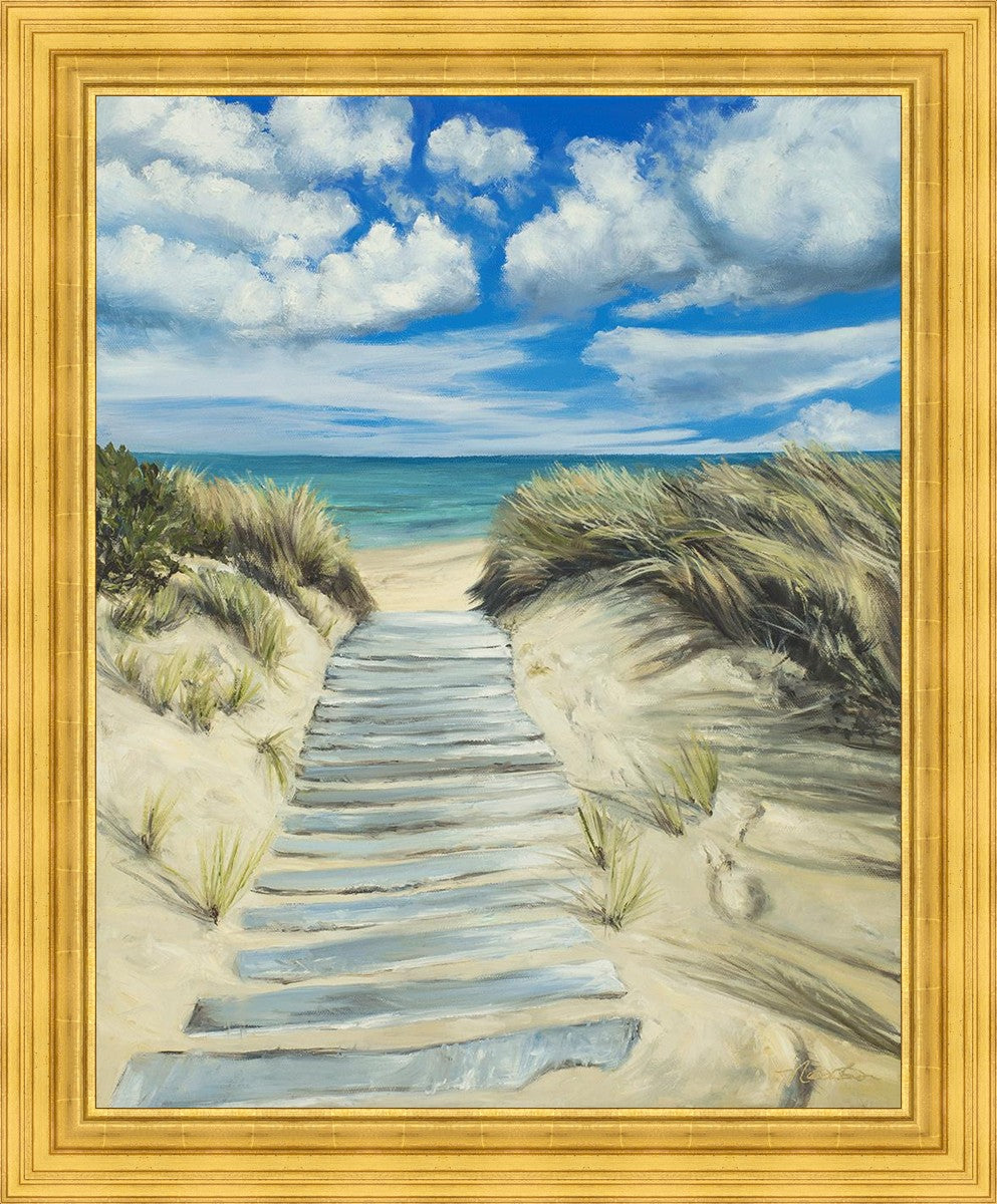 Enjoy the Beauty on your Broken Path Seashore