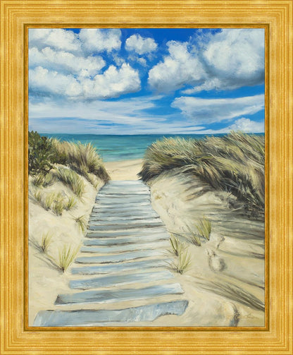 Enjoy the Beauty on your Broken Path Seashore