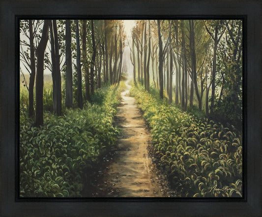 Enjoy The Beauty On Your Broken Path, Forest Walkway Gallery Wrap