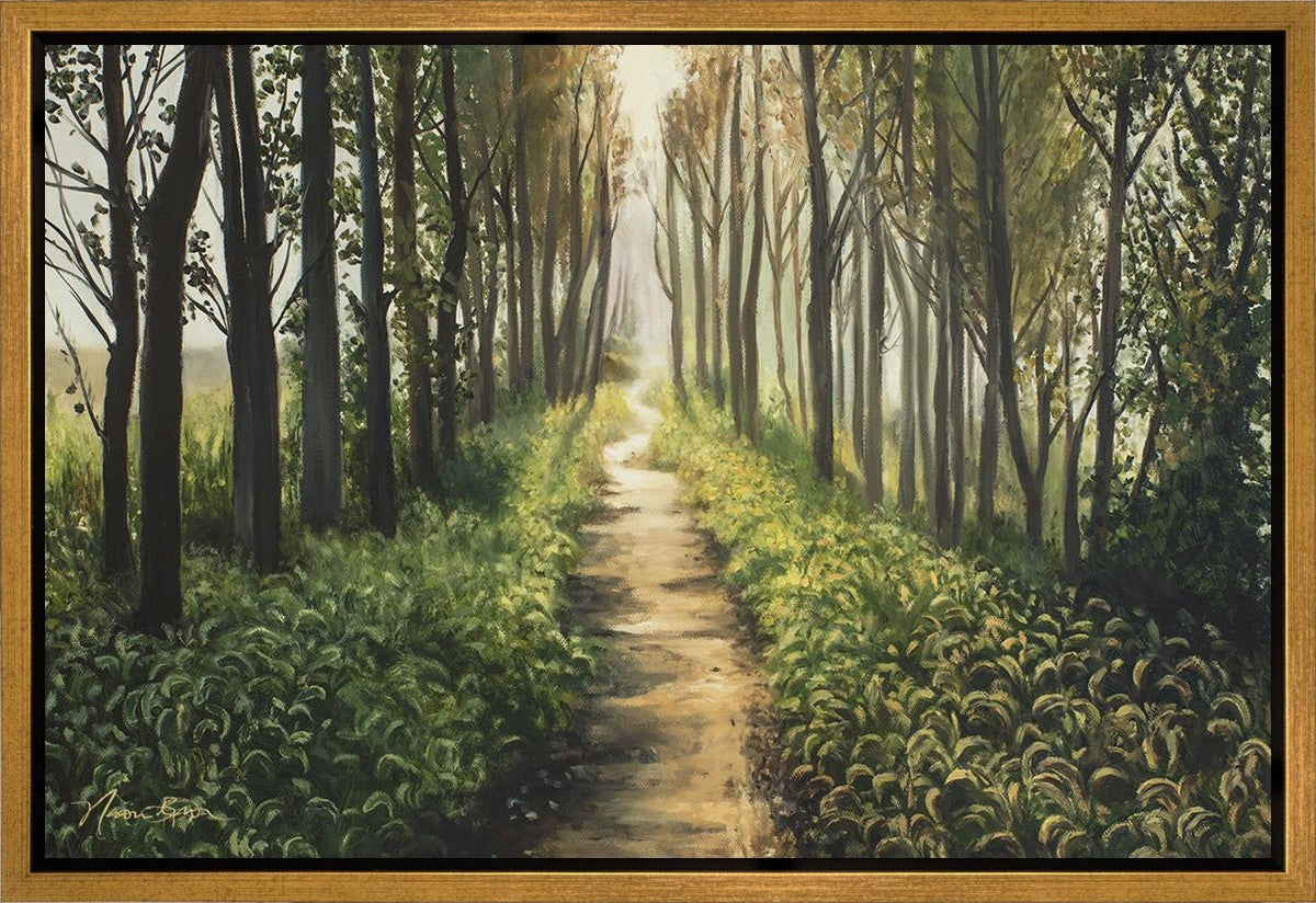Enjoy The Beauty On Your Broken Path, Forest Walkway Gallery Wrap