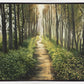 Enjoy The Beauty On Your Broken Path, Forest Walkway