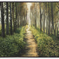 Enjoy The Beauty On Your Broken Path, Forest Walkway