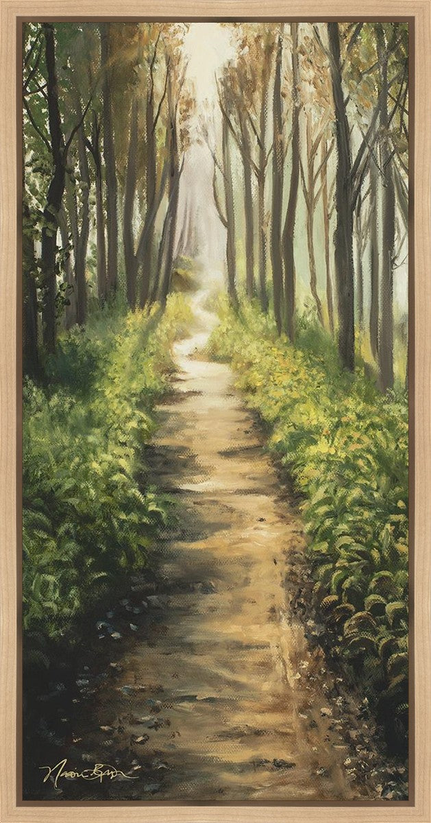 Enjoy The Beauty On Your Broken Path, Forest Walkway Gallery Wrap