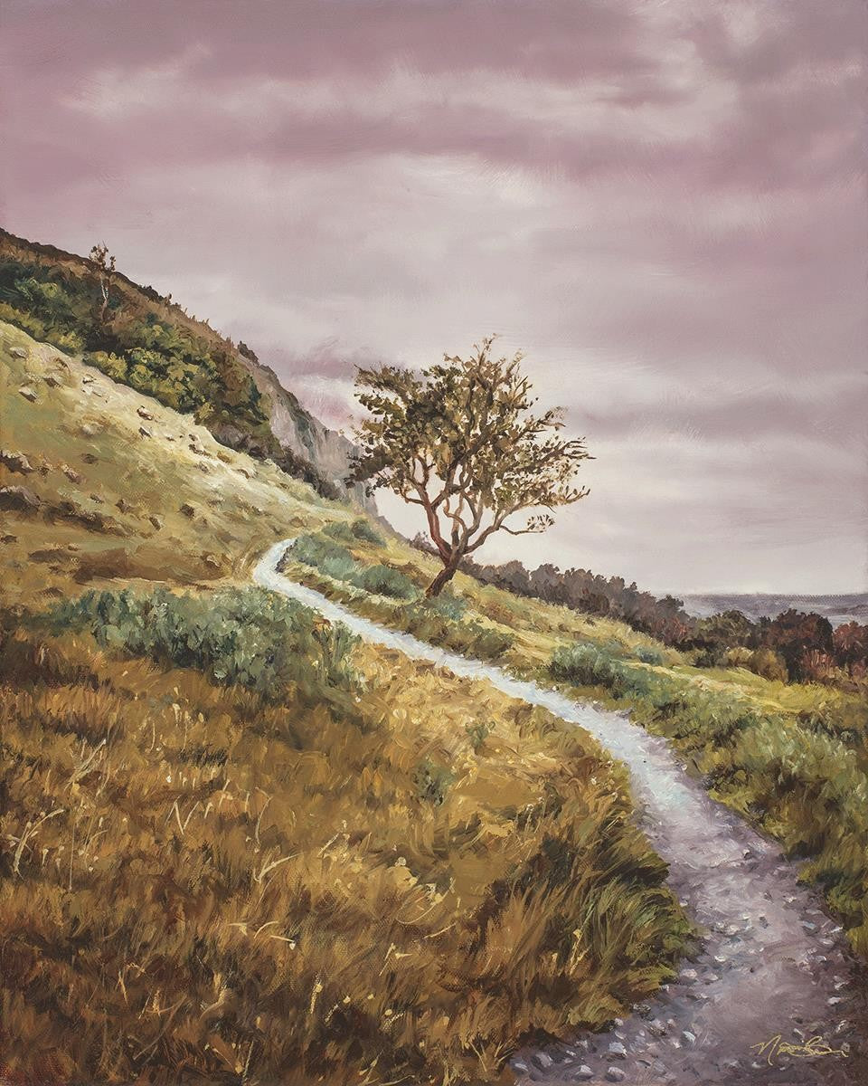 Enjoy the Beauty on your Broken Path Mountain Top Large Wall Art Gallery Wrap