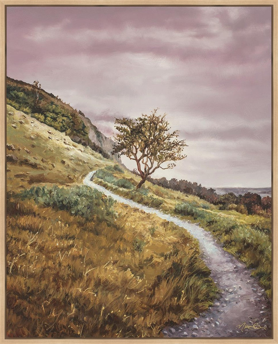 Enjoy the Beauty on your Broken Path Mountain Top Large Wall Art Gallery Wrap