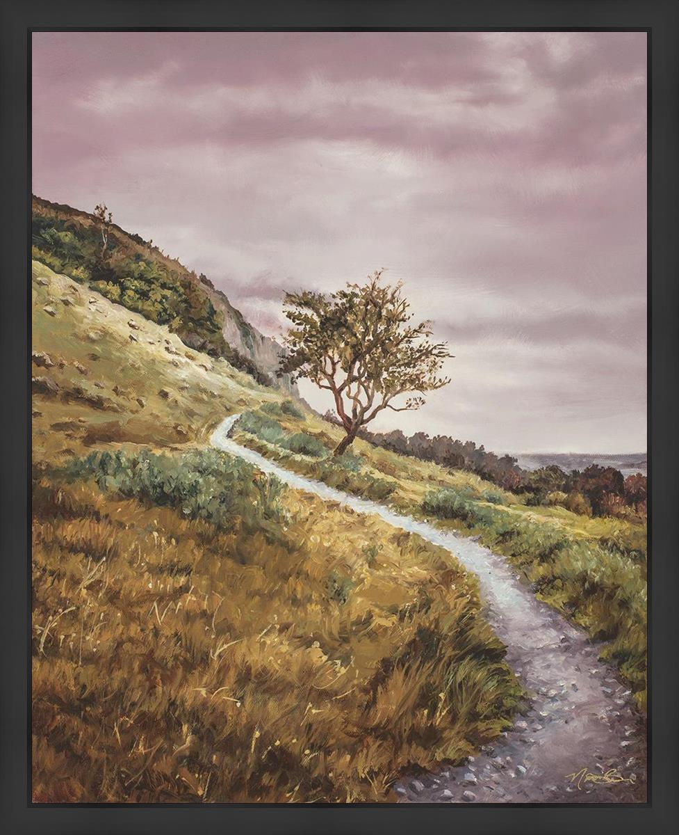 Enjoy the Beauty on your Broken Path Mountain Top Large Wall Art