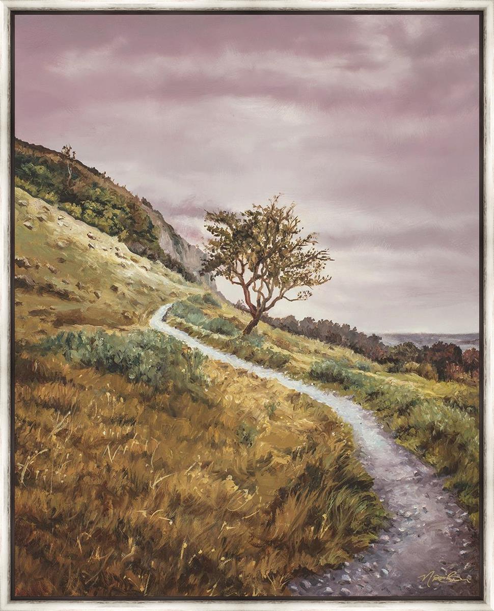 Enjoy the Beauty on your Broken Path Mountain Top Large Wall Art