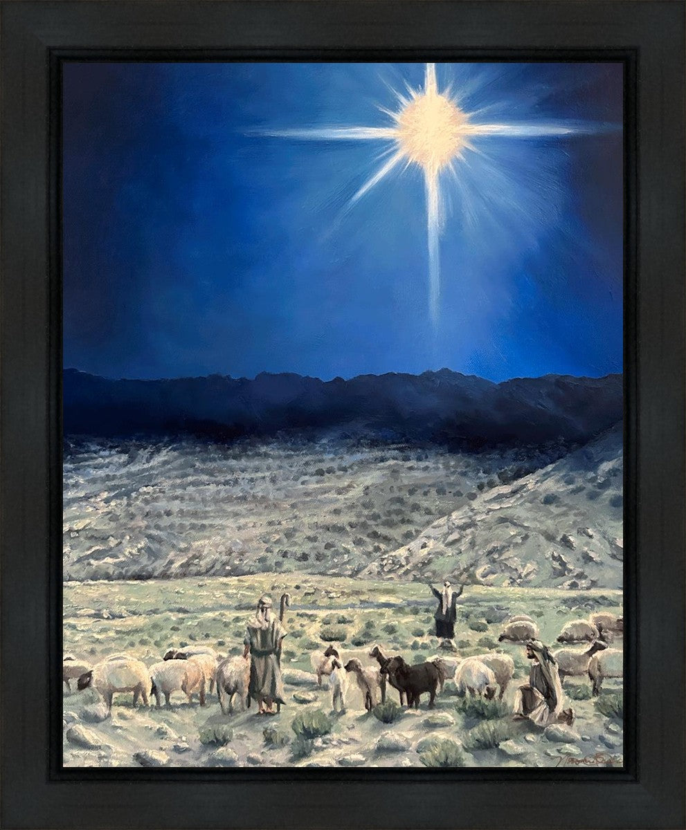 The Shepherds Rejoiced Gallery Wrap