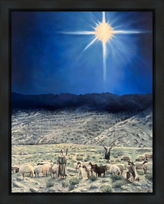 The Shepherds Rejoiced Gallery Wrap
