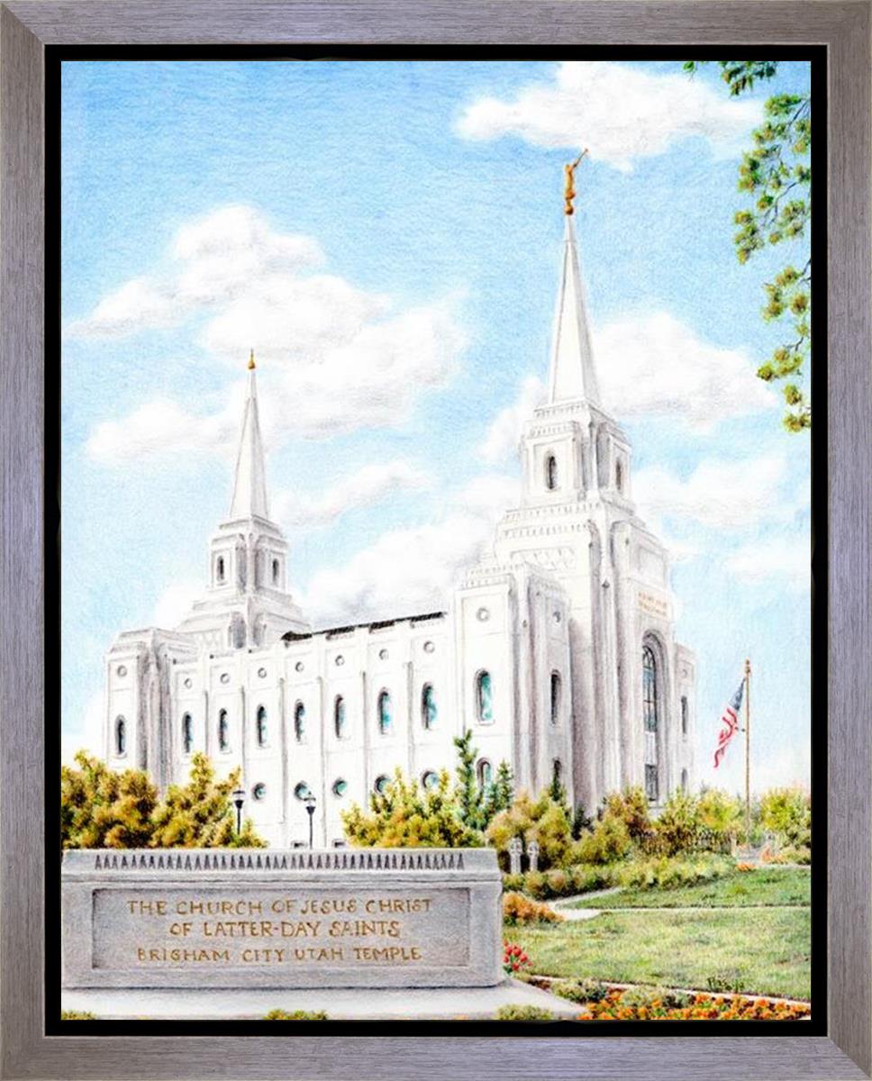 Brigham City Temple With Humbled Heart