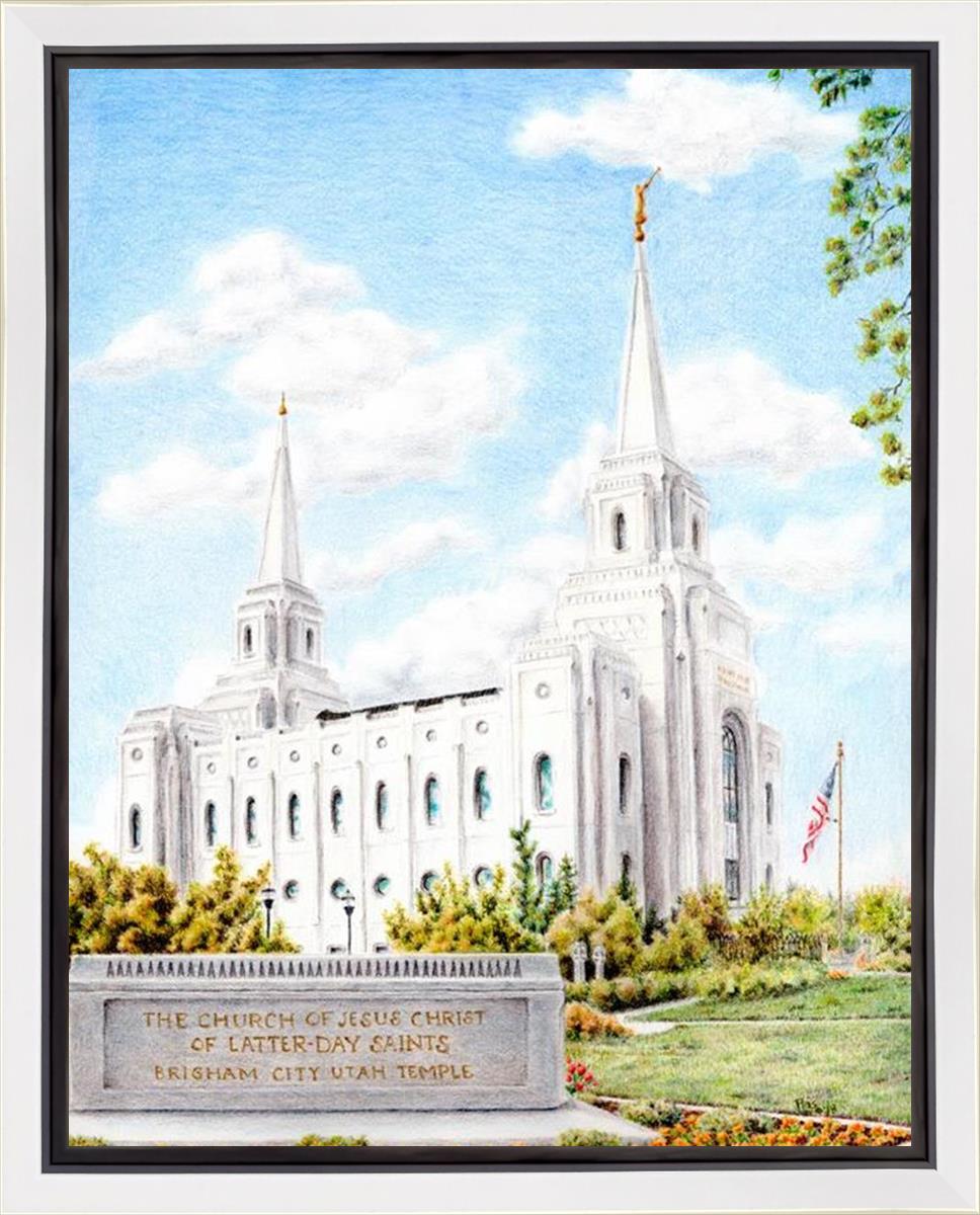 Brigham City Temple With Humbled Heart
