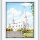 Brigham City Temple With Humbled Heart