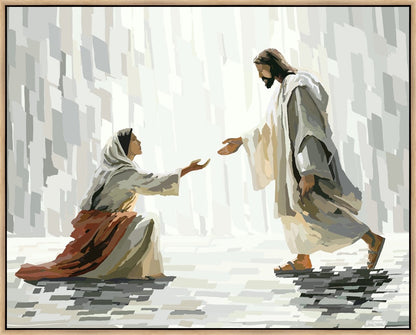 The Prayer of His Daughters Large Wall Art Gallery Wrap