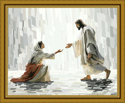 The Prayer of His Daughters Large Wall Art