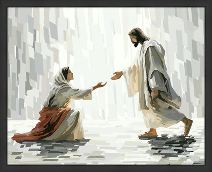 The Prayer of His Daughters Large Wall Art