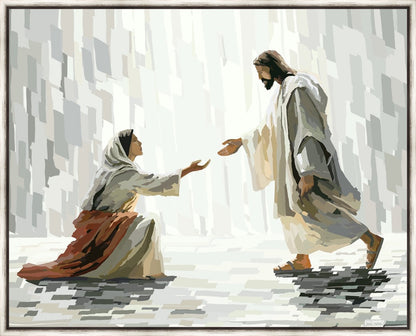 The Prayer of His Daughters Large Wall Art