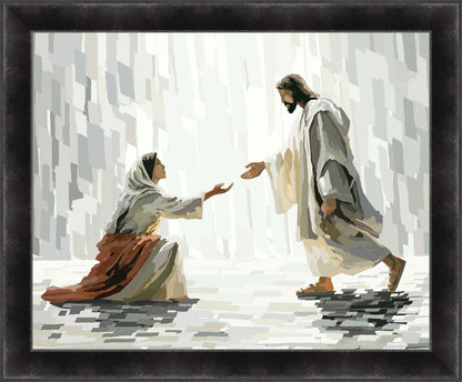 The Prayer of His Daughters Large Wall Art