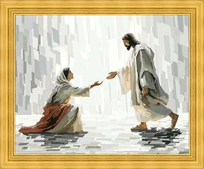 The Prayer of His Daughters Large Wall Art